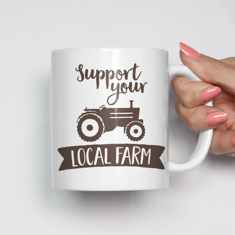 Support Your Local Farm Farmer's Market Mug