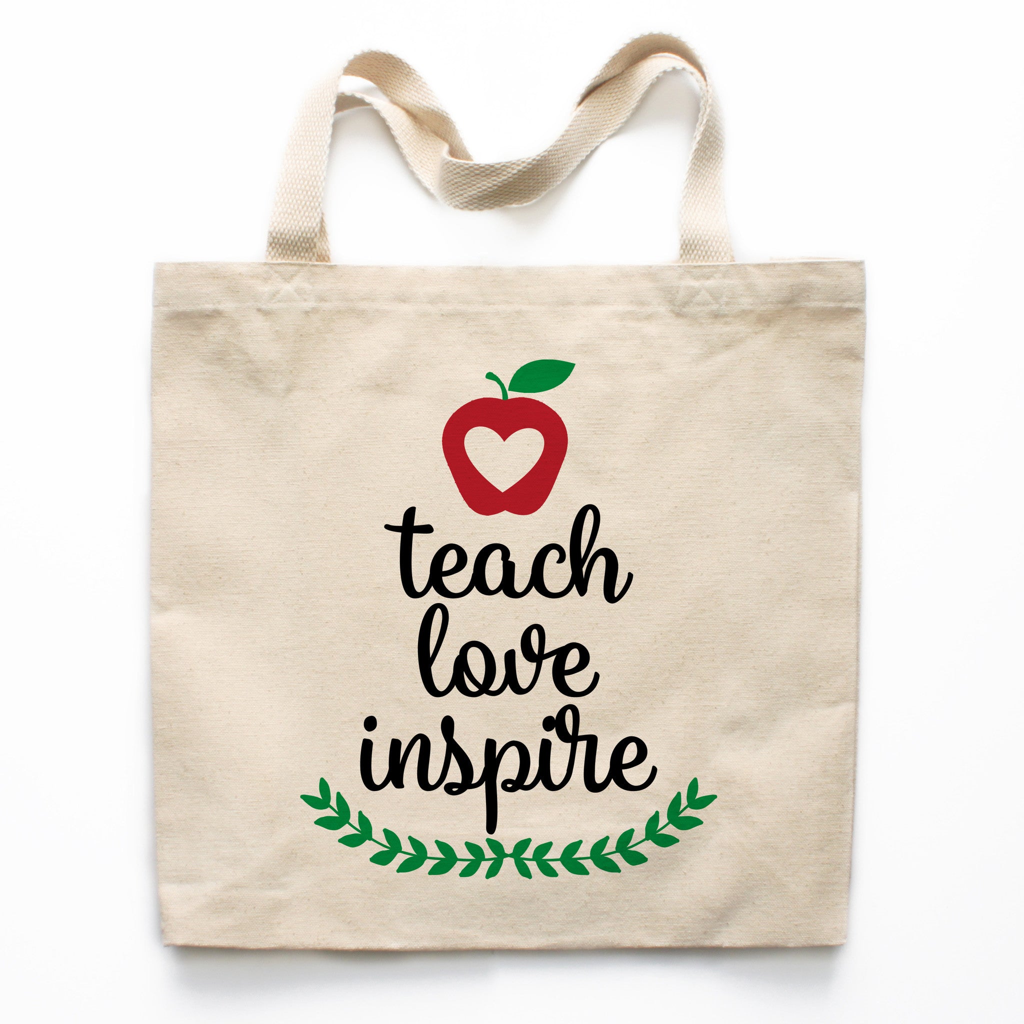 Tote Bag teach,love & inspire