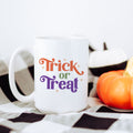 Trick or treat halloween ceramic mug