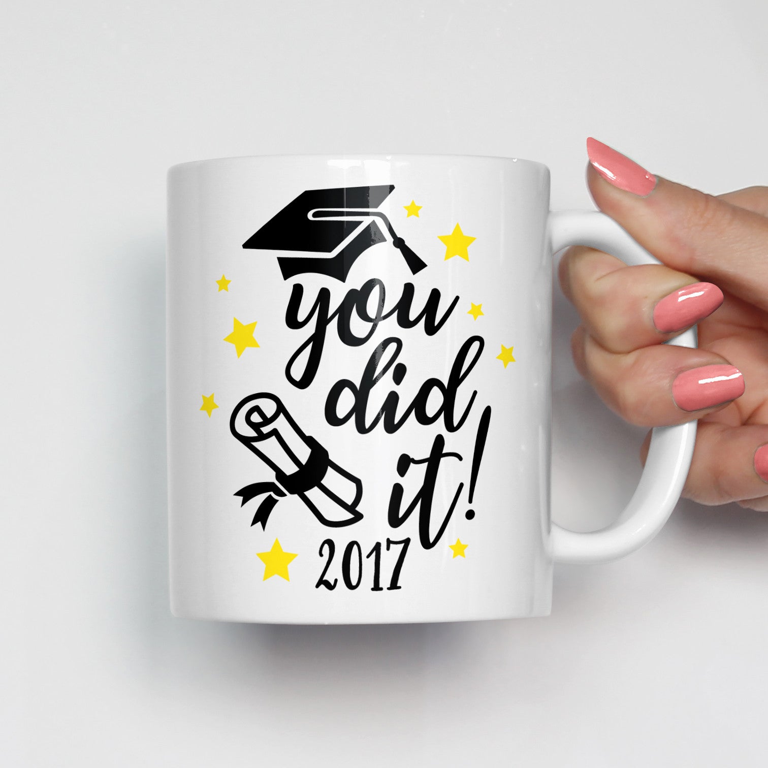 You Did It Graduation Mug  Heart & Willow Prints